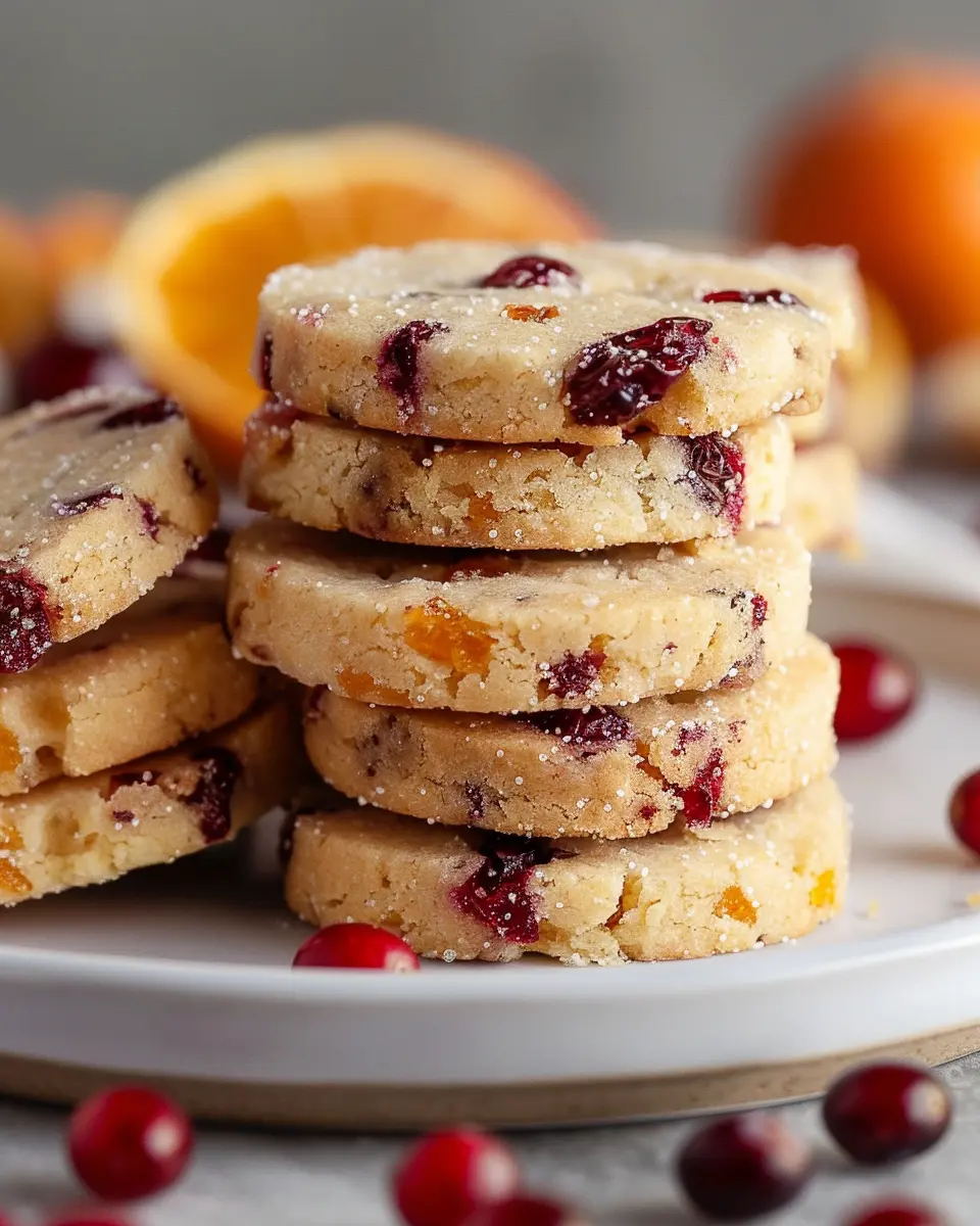 Cranberry Orange Shortbread Cookies Recipe: Easy and Irresistible Treats