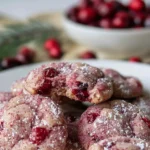 Sparkling Sugarplum Cranberry Cookies
