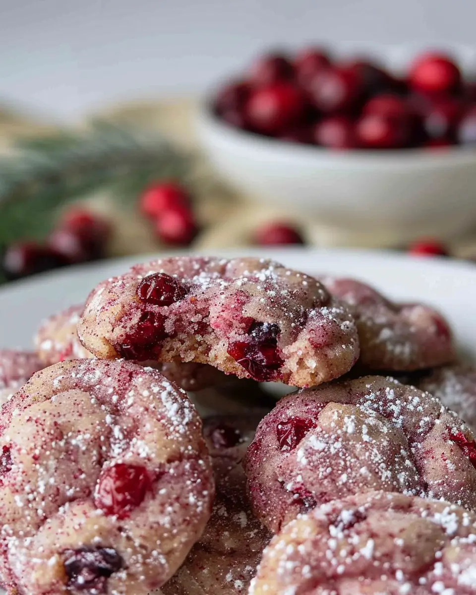 Sparkling Sugarplum Cranberry Cookies: Indulgent Holiday Treats to Bake