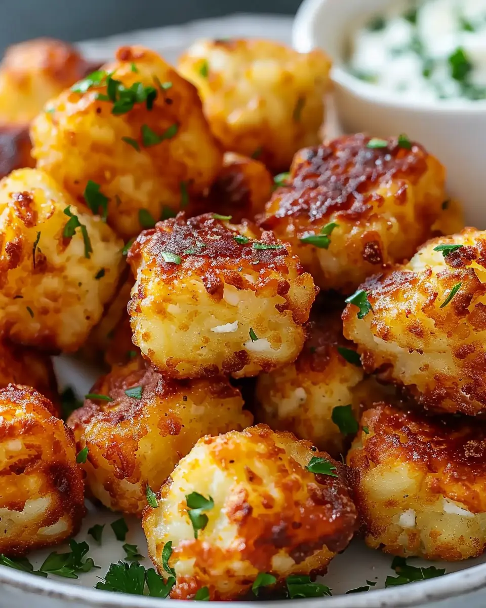 Two Ingredient Cottage Cheese Tots: Easy Air Fryer Snack Delight