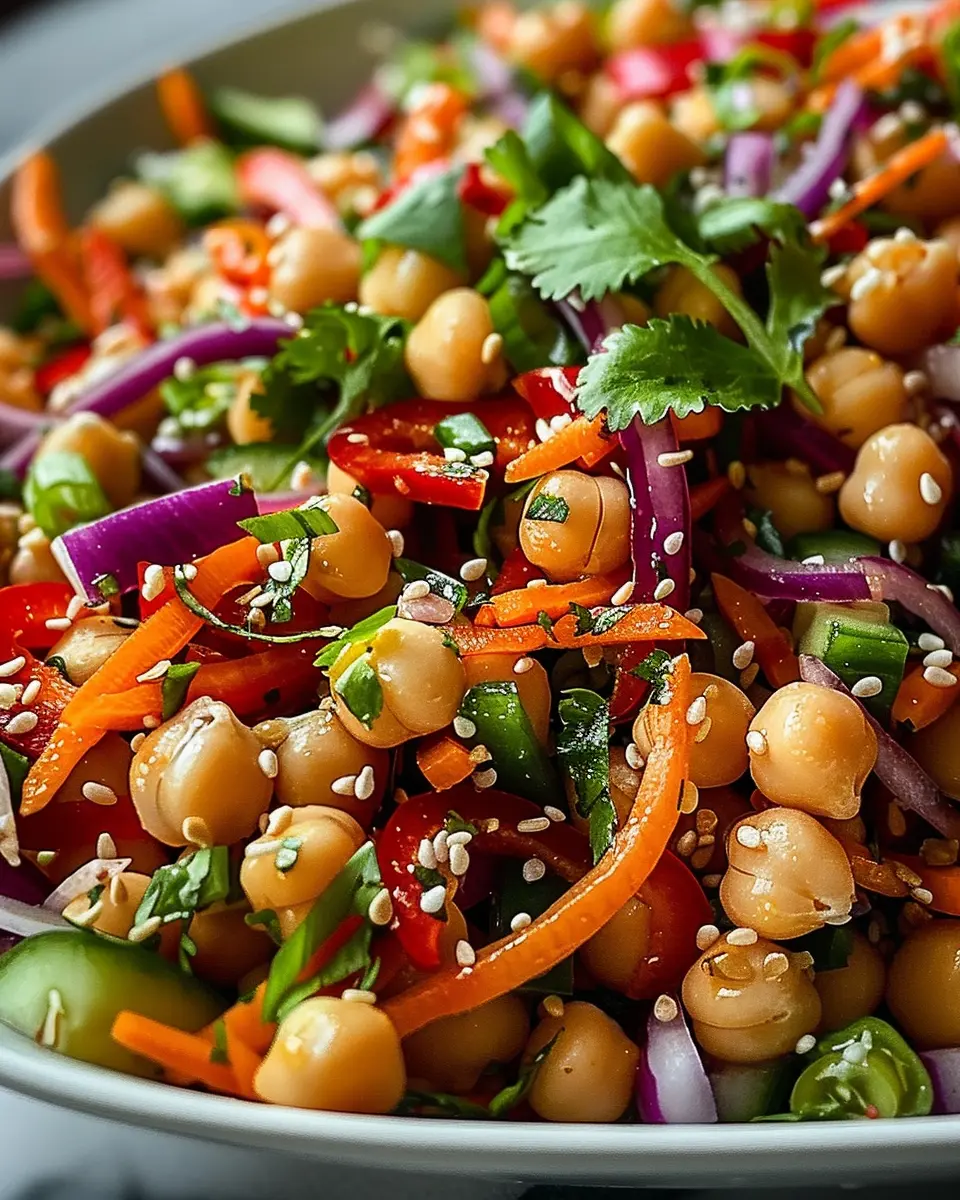 Crunchy Thai Chickpea Salad Recipe You’ll Love to Serve Daily