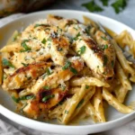 Healthy Garlic Parmesan Chicken Pasta Recipe