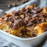 Decadent Chocolate Croissant Breakfast Bake