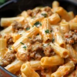 Creamy Sausage Rigatoni