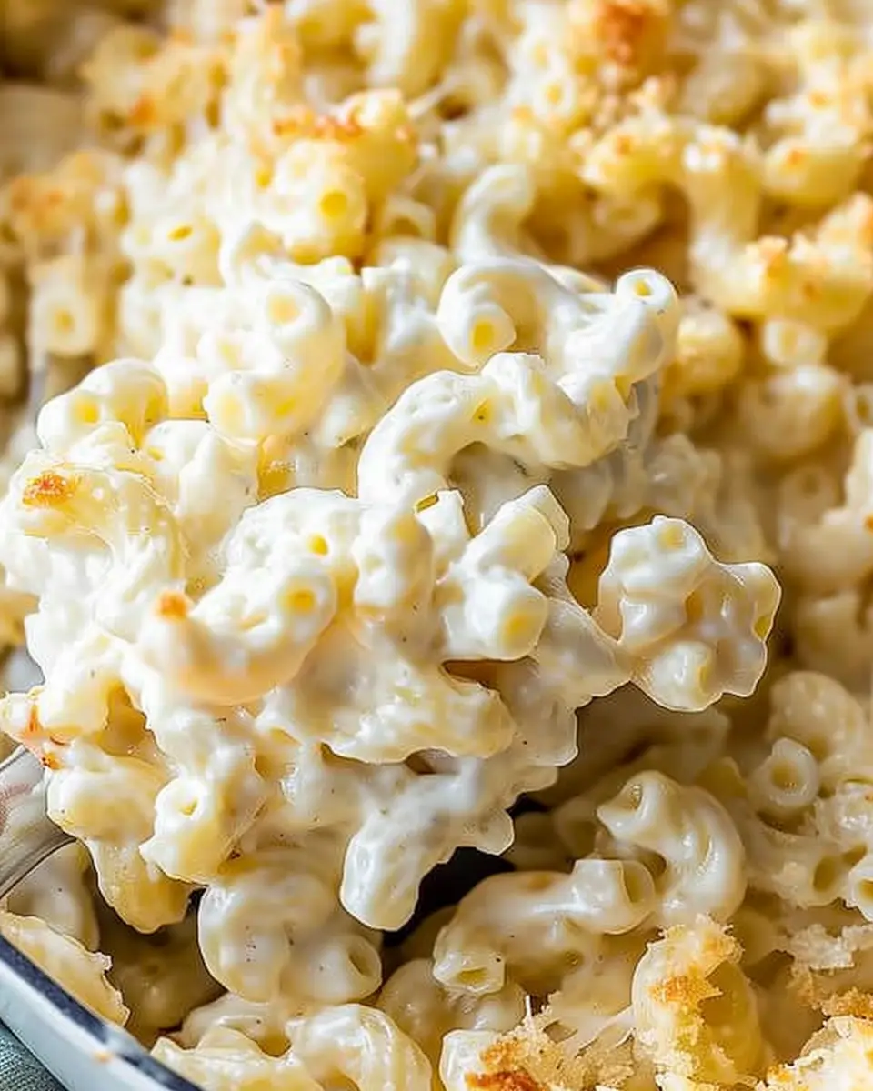 Easy Boursin Mac and Cheese with Turkey Bacon and Chicken Ham Delight