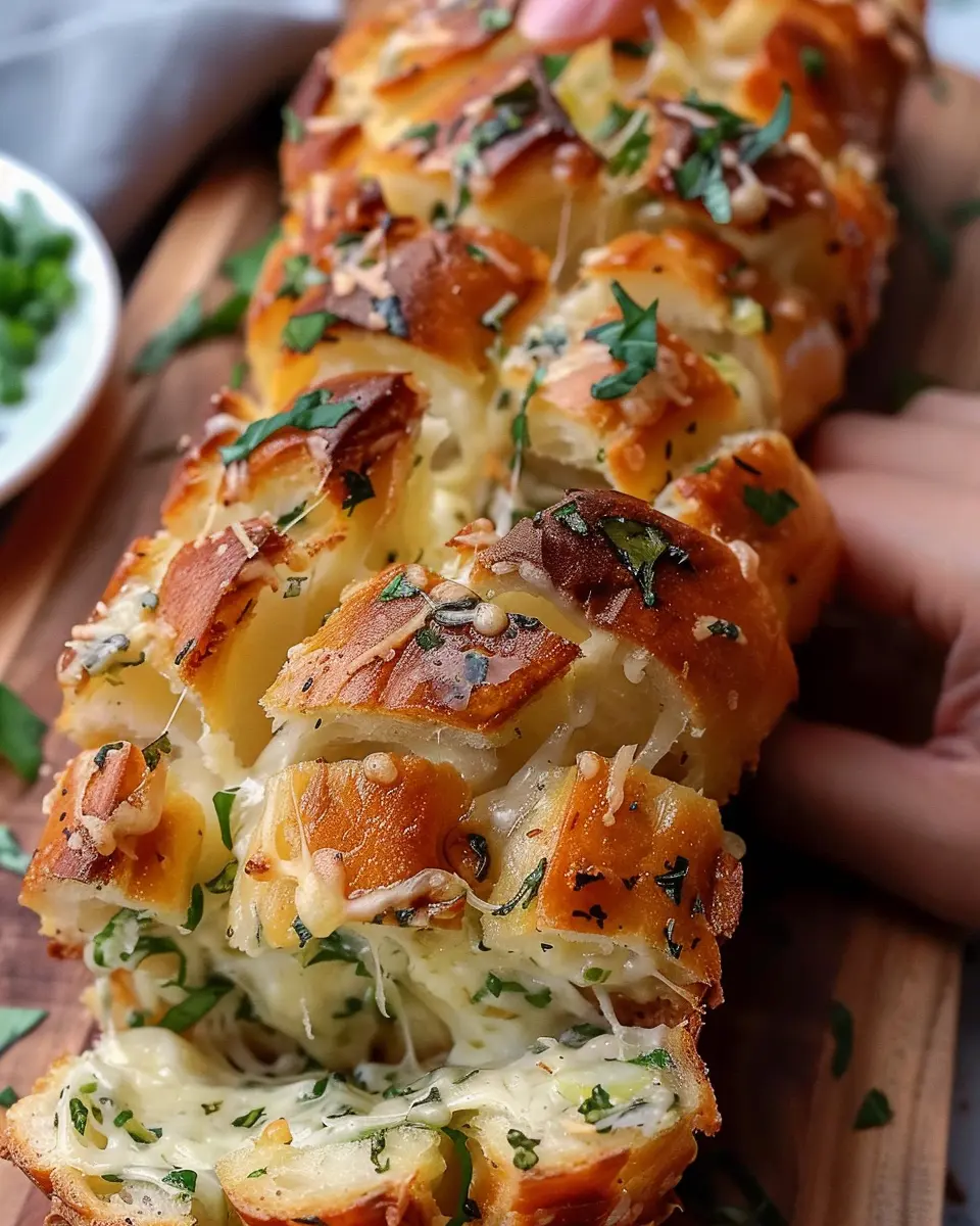 Sourdough Discard Pull-Apart Garlic Bread: The Best Comfort Treat