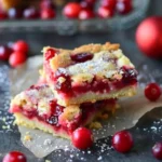 Delicious Cranberry Bars (Perfect for Christmas)
