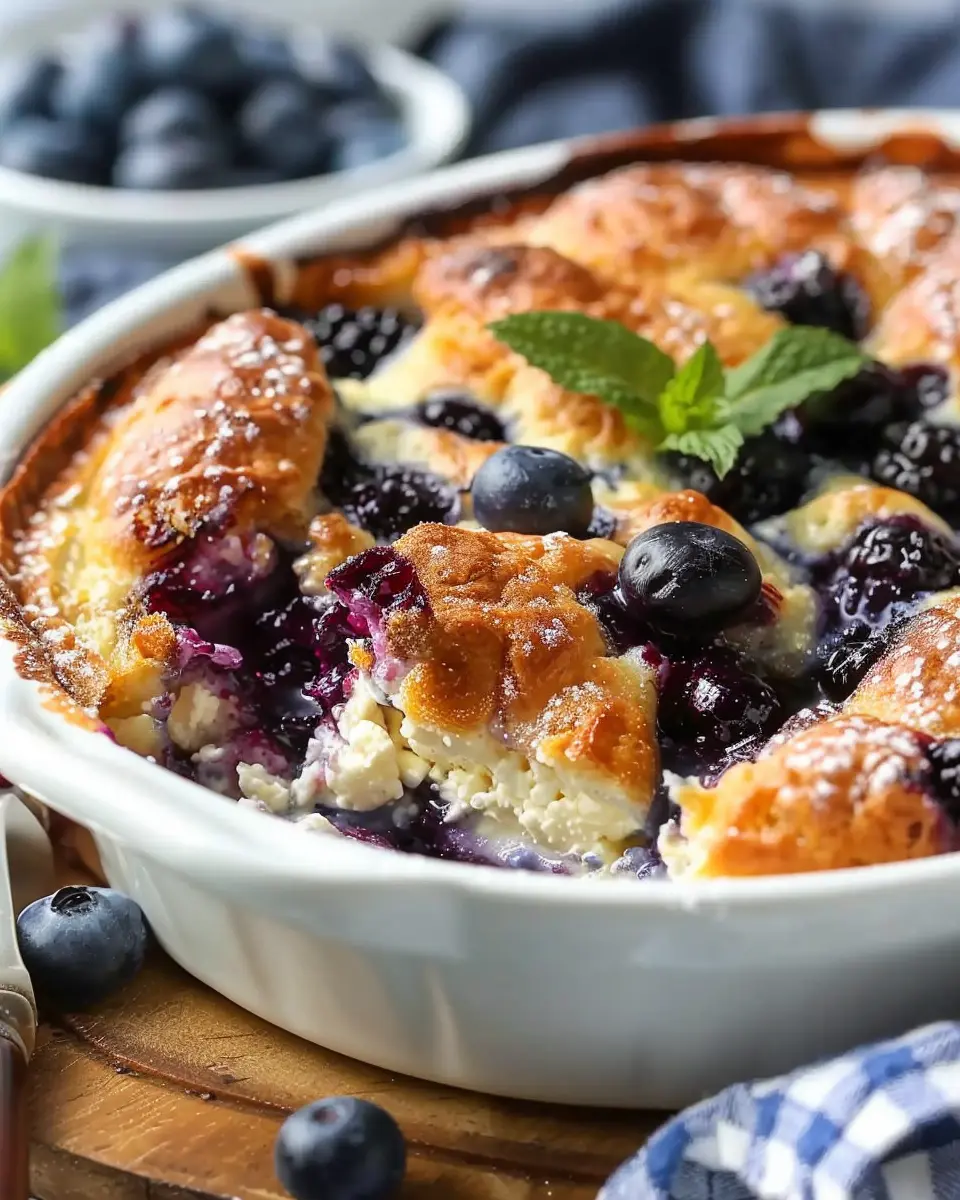 Easy Blueberry Cottage Cheese Breakfast Bake: A Delicious Start