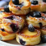 Blueberry Lemon Pancake Bites