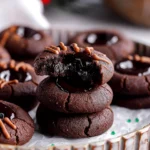 Chocolate Thumbprint Cookies
