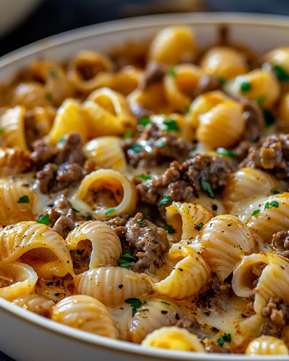 Irresistible Creamy Beef and Shells Recipe – Easy Comfort Food Bliss