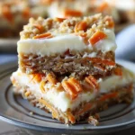 Cottage Cheese Carrot Cake Bars