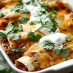 Easy Ground Beef Enchiladas