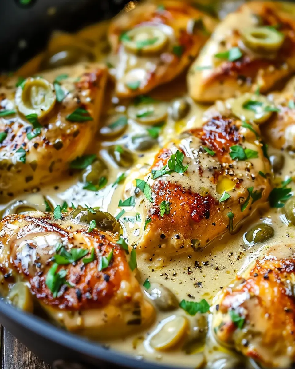 Creamy Pepperoncini Chicken Skillet Recipe – Quick &amp; Easy Delight