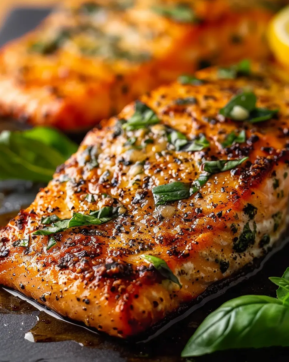 Delicious Parmesan-basil Air Fryer Salmon Ready in Under 15 Minutes
