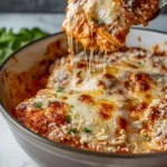 Super Yummy Cottage Cheese Chicken Parm Bowl