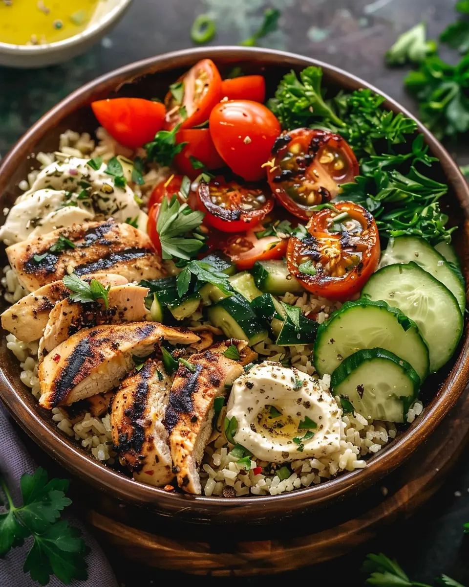 Mediterranean Chicken Bowls Recipe: A Healthy and Delightful meal