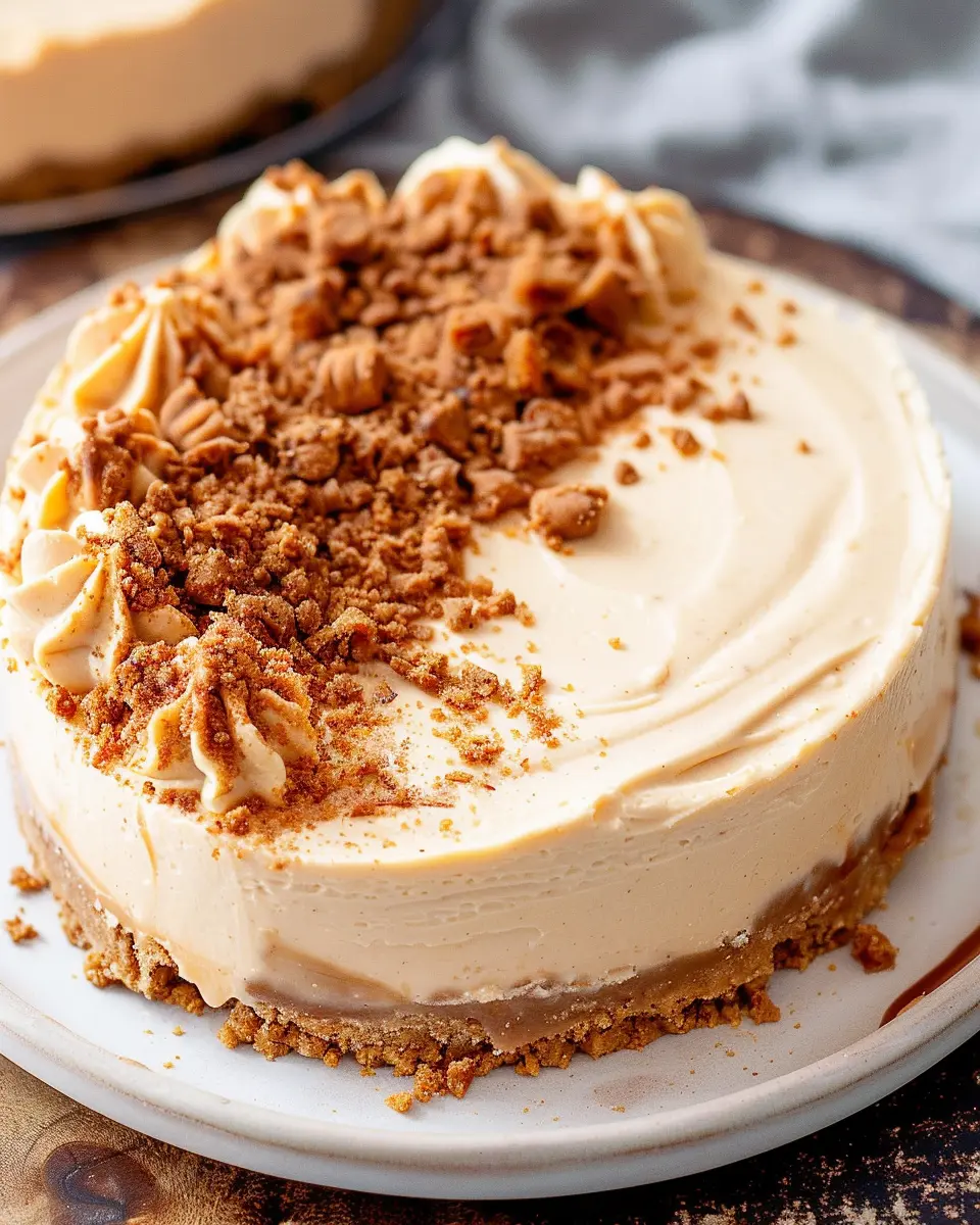 No Bake Cookie Butter Cheesecake: Easy Indulgence for Everyone