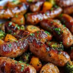 Honey Garlic Sheet Pan Sausage