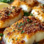 Crispy Air Fryer Parmesan Crusted Cod