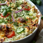 Dump-and-Bake Chicken Tzatziki Casserole