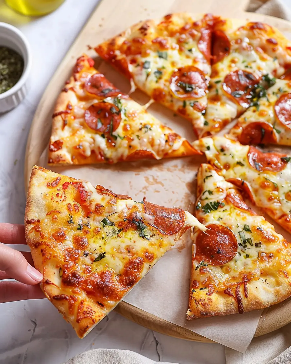 Flaky Puff Crust Pizza: Indulgent Turkey Bacon & Chicken Ham Delight