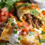 Beef and Cheese Chimichangas Recipe