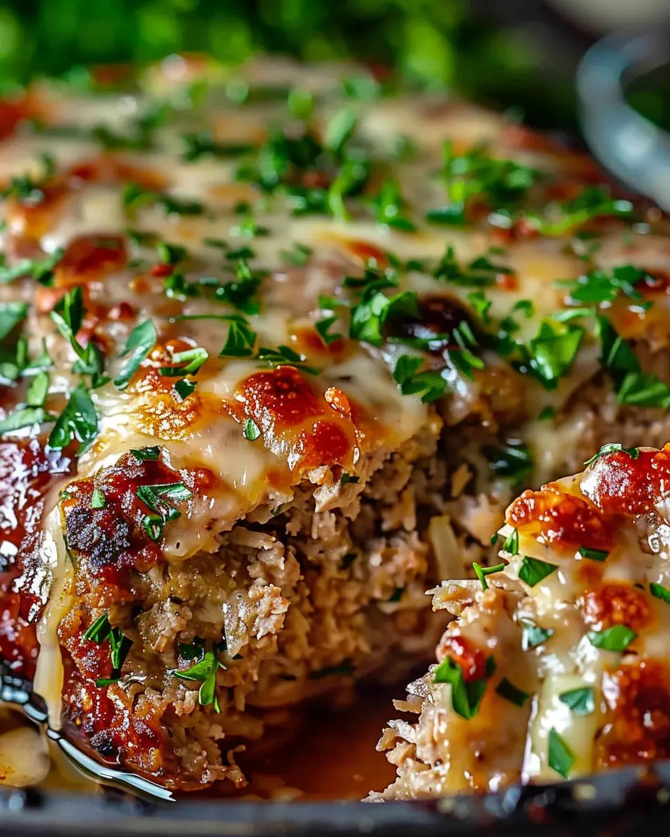 Irresistible Garlic Parmesan Chicken Meatloaf Recipe with Turkey Bacon